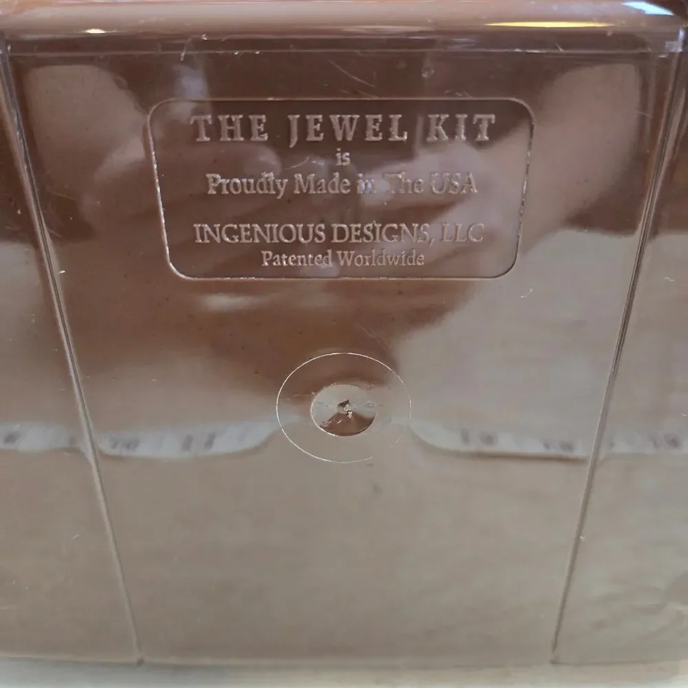 Vintage set The Jewel Kit MCM jewelry box and travel box brown